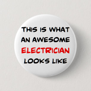 Elektriker, phantastisch button