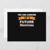 Elektriker Postkarte (Vorne/Hinten)