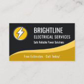 Elektriker QR Code Professional Visitenkarte (Vorderseite)