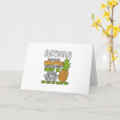 Elektriker sind wie Ananas. Karte (Gelbe Blume)