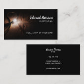 Elektriker-Slogan-Visitenkarten Visitenkarte (Vorne/Hinten)