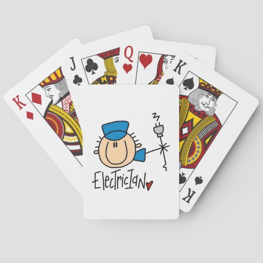 Elektriker Spielkarten (Rückseite)