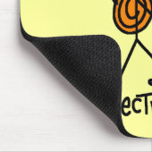 Elektriker-Strichmännchen Mousepad (Ecke)