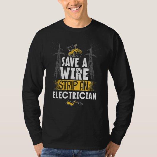 Elektriker T-Shirt (Vorderseite)