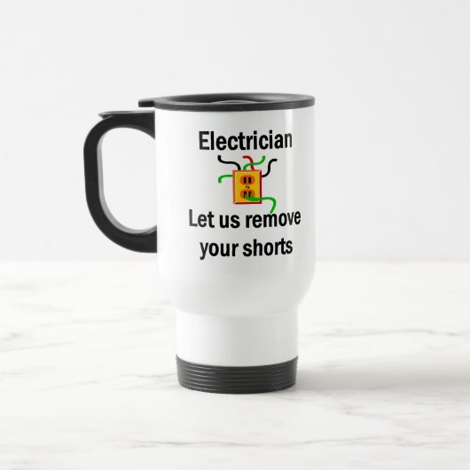 Elektriker-Tasse Reisebecher (Links)
