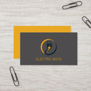 Elektriker Unternehmen Visitenkarte