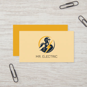 Elektriker Unternehmen Visitenkarte