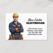 Elektriker  visitenkarte (Vorderseite)