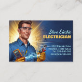 Elektriker  visitenkarte (Vorderseite)