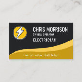 Elektriker Visitenkarte (Vorderseite)