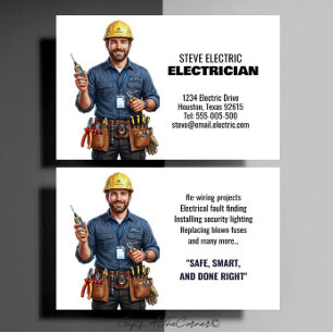 Elektriker visitenkarte