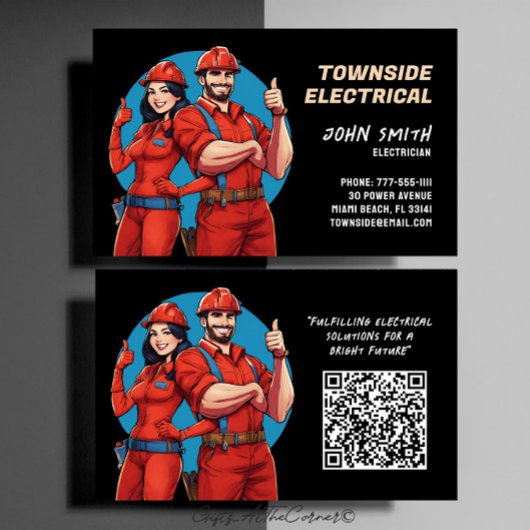Elektriker Visitenkarte