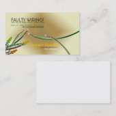 Elektriker-Visitenkarte Visitenkarte (Vorne/Hinten)