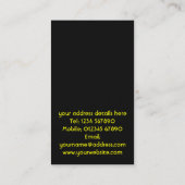 Elektriker-Visitenkarte Visitenkarte (Rückseite)