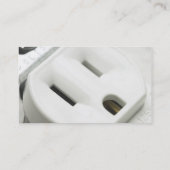 Elektriker-Visitenkarte Visitenkarte (Rückseite)