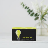 Elektriker-Visitenkarte Visitenkarte (Stehend Vorderseite)