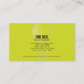 Elektriker-Visitenkarte Visitenkarte (Rückseite)