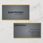 Elektriker - Visitenkarten Visitenkarte (Vorne/Hinten)