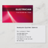 Elektriker-Visitenkarten Visitenkarte (Vorne/Hinten)