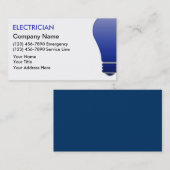Elektriker-Visitenkarten Visitenkarte (Vorne/Hinten)