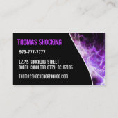 Elektriker-Visitenkarten Visitenkarte (Rückseite)