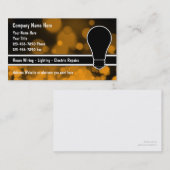 Elektriker-Visitenkarten Visitenkarte (Vorne/Hinten)