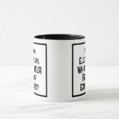 Elektriker. Was ist IHR Fachgebiet? Tasse (Zentrum)
