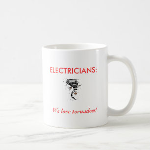 ELEKTRIKER: , Wir Liebetornados! Kaffeetasse