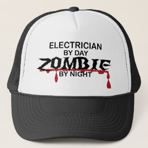 Elektriker-Zombie Truckerkappe