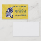 Elektrikerarbeitskraft-Schlosser-Visitenkarte Visitenkarte (Vorne/Hinten)