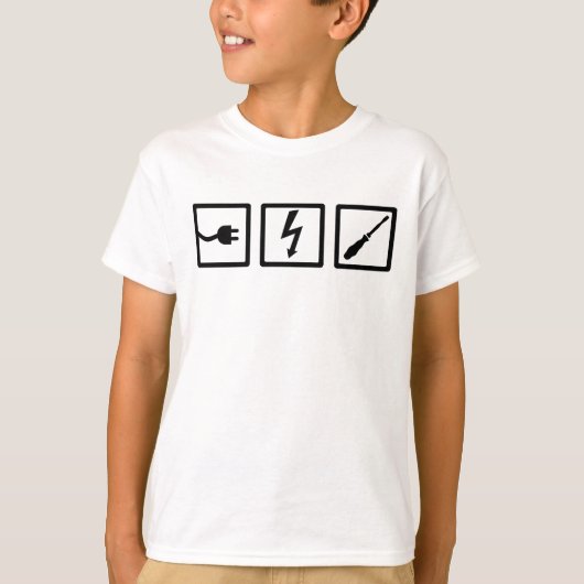 Elektrikerausrüstung T-Shirt (Vorderseite)