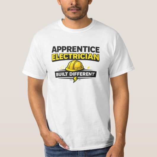 Elektrikerlehrling Anders Gebautes Shirt (Vorderseite)