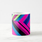 Elektrisch blau und rosa kaffeetasse (Mittel)