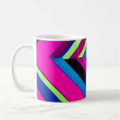 Elektrisch blau und rosa kaffeetasse (Links)