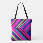 Elektrisch blau und rosa tasche (Rückseite)