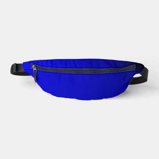 Elektrisch Blaue Autofußmatten Bauchtasche (Vorderseite)