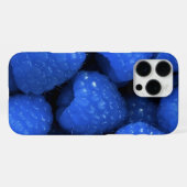 Elektrisch Blaue Himbeere iPhone 16 Pro Max Hülle (Rückseite (Horizontal))