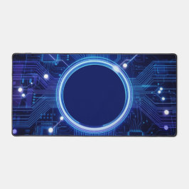 Elektrisch blaue Leiterplatten-Schreibtischmatte f Schreibtischunterlage