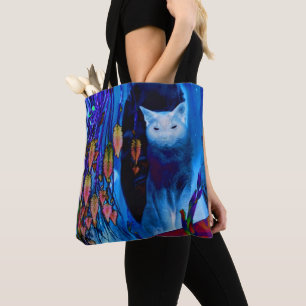 Elektrisch blaue Siamesen Katze Tierart Tasche
