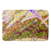 Elektrisch grün Bio Badematte (Vorderseite)