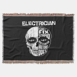 Elektrisch kann ich kein stupides Schädelgeschenk Decke