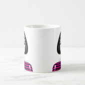 Elektrisch rosa Maus Kaffeetasse (Mittel)