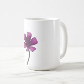 Elektrisch Violetter Glänzender Blütenstand Düster Kaffeetasse (VorderseiteRechts)