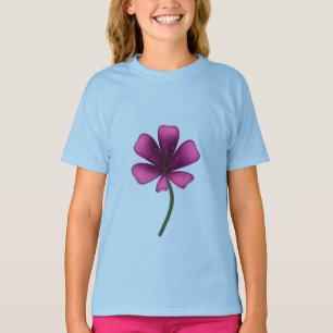Elektrisch Violetter Glänzender Blütenstand Düster T-Shirt