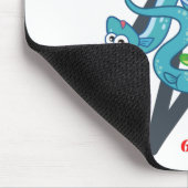Elektrische Aale behalten Mousepad (Ecke)