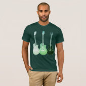 Elektrische akustische Gitarre Psychedelischer Pop T-Shirt (Vorne ganz)