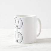 Elektrische Ausgang-Tasse Kaffeetasse (VorderseiteRechts)