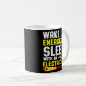 Elektrische Auszubildende Geweckt Kaffeetasse (VorderseiteRechts)