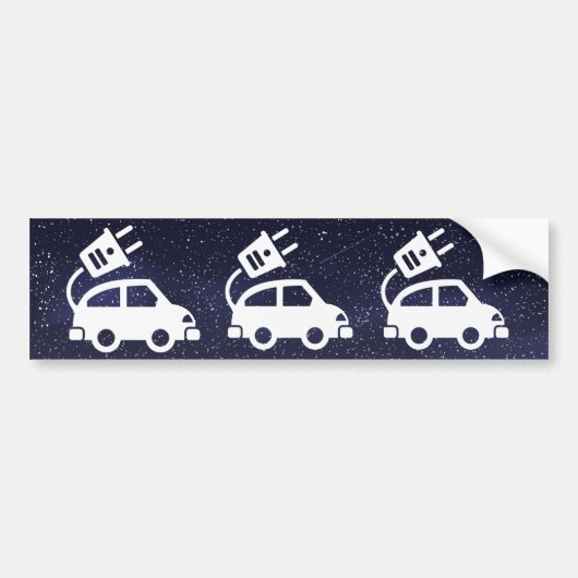 Elektrische Auto-Symbol Autoaufkleber (Vorne)