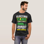 Elektrische Autos emittieren Komplimente Battery E T-Shirt (Vorne ganz)